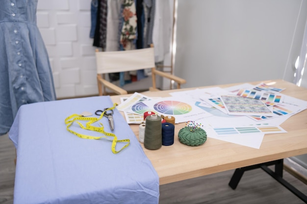 Mesa de contacto con muestras